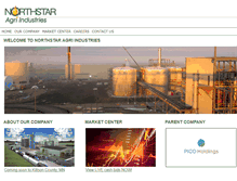 Tablet Screenshot of northstaragri.agricharts.com