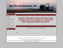Tablet Screenshot of agriprairiemarkets.agricharts.com